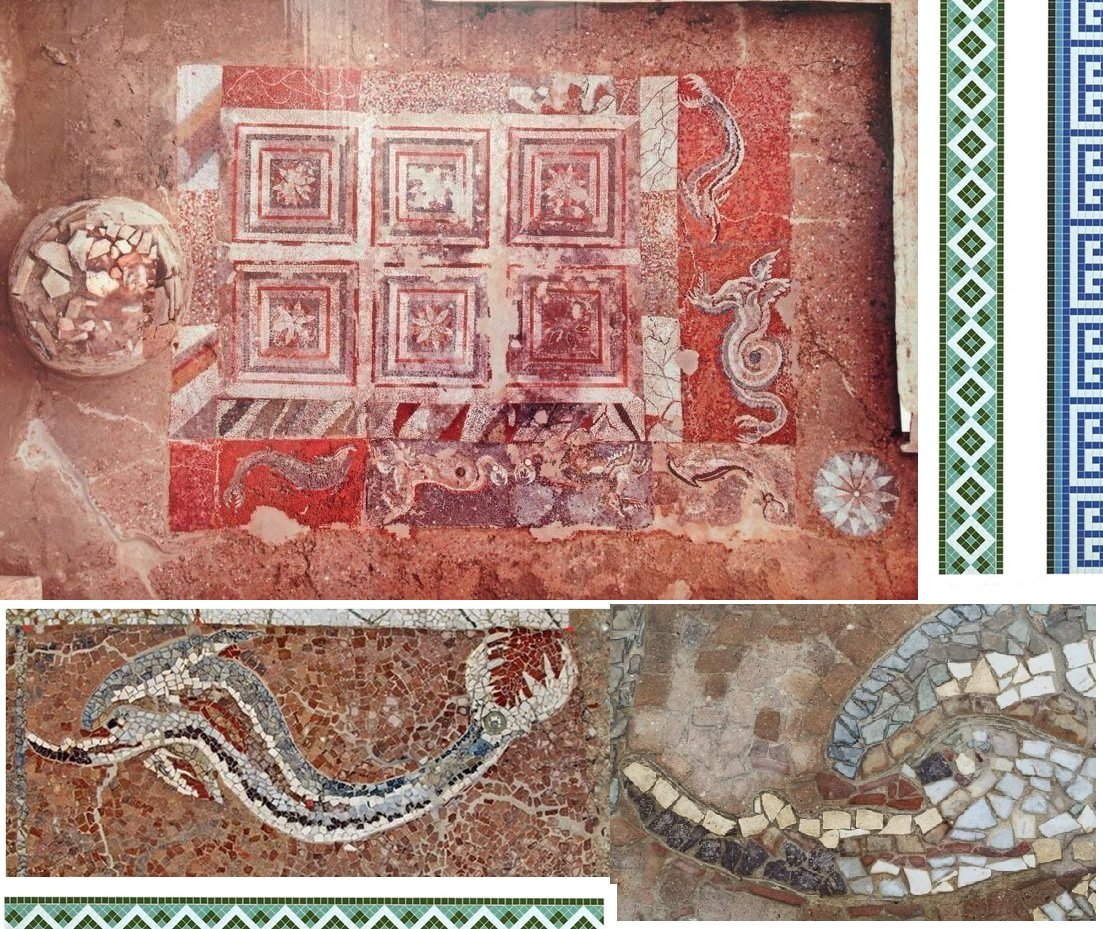ArteCalabria's tweet photo. Kaulon città magnogreca dei mosaici, qui è stato rinvenuto il mosaico ellenistico (IV sec. a.C.) più grande di tutta la Magna Grecia (25 mq). Scoperto nel 2013, faceva parte di un pavimento in un raro edificio termale greco.
#Calabria #art #Archaeology #beauty #Heritage #ancient https://t.co/uz2EAAvJ0T