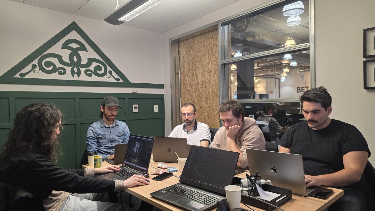 AEL's tweet image. Æ Labs team at work