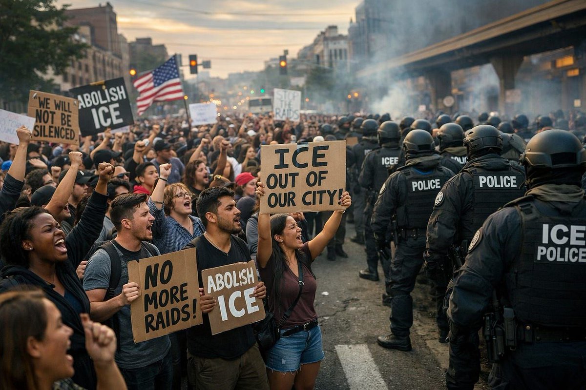 PensionPython's tweet image. Could This Be What the End of a Would-Be Dictatorship Looks Like? 

The masks are off, the excuses are gone, and the regime is testing how much terror the public will tolerate. What happens when the public finally refuses to be afraid? buff.ly/qKGMdg4