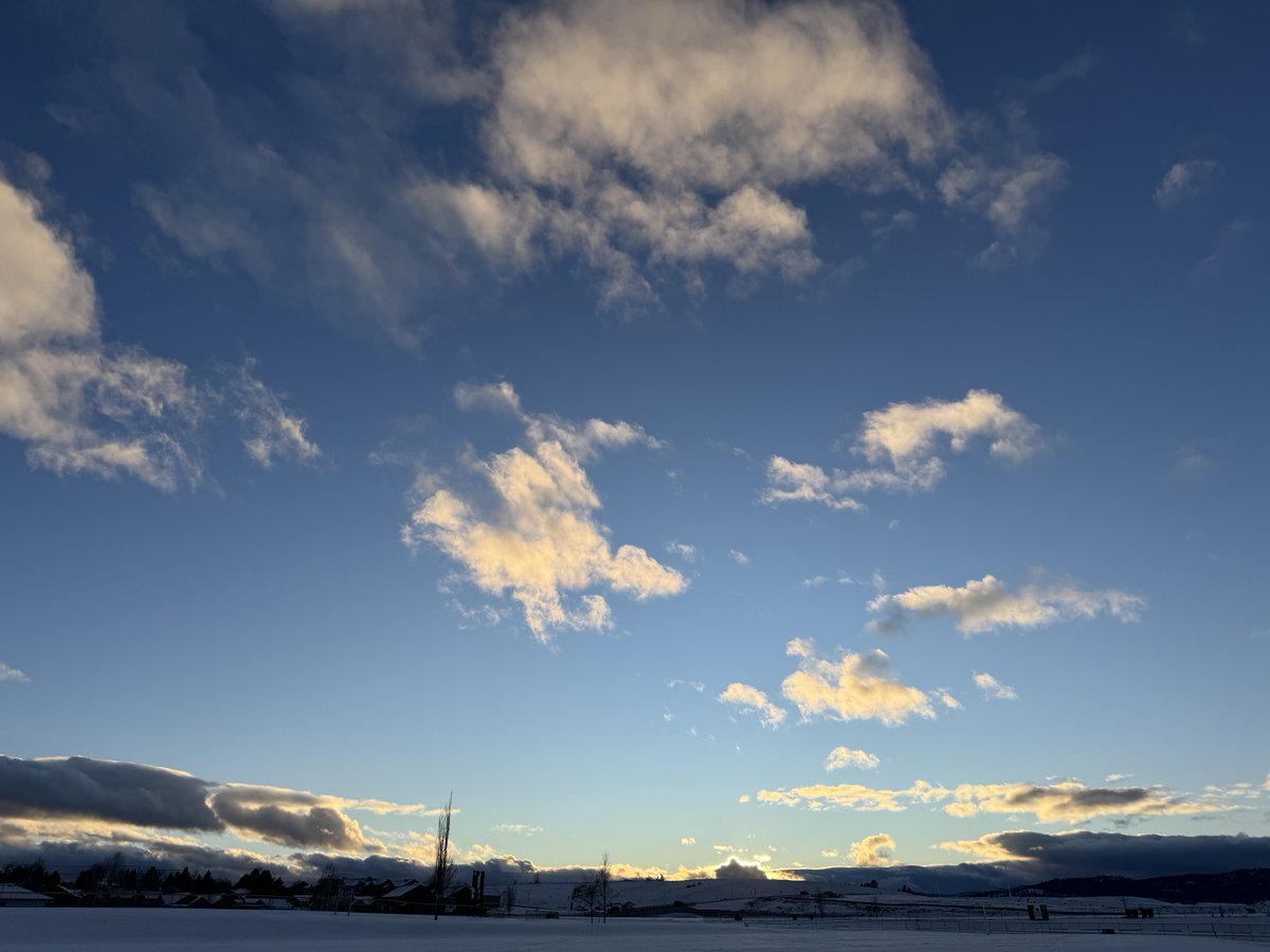 TheTinkleBelle2's tweet image. Those evening clouds…