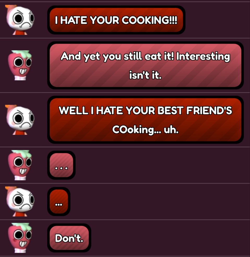 BluuZeeky's tweet image. throwback to this interaction cuz i still cant believe it actually exists 😭 #dandysworld