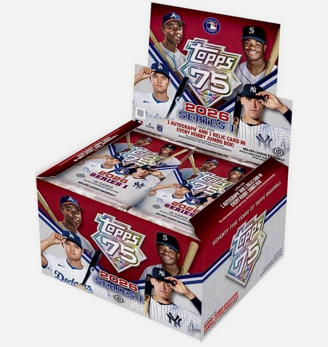 CardPurchaser's tweet image. 2026 Topps Baseball Series 1 Hobby JUMBO Box Pre-Order #ad 

Jumbo: thetoppscompany.sjv.io/LKA5aL