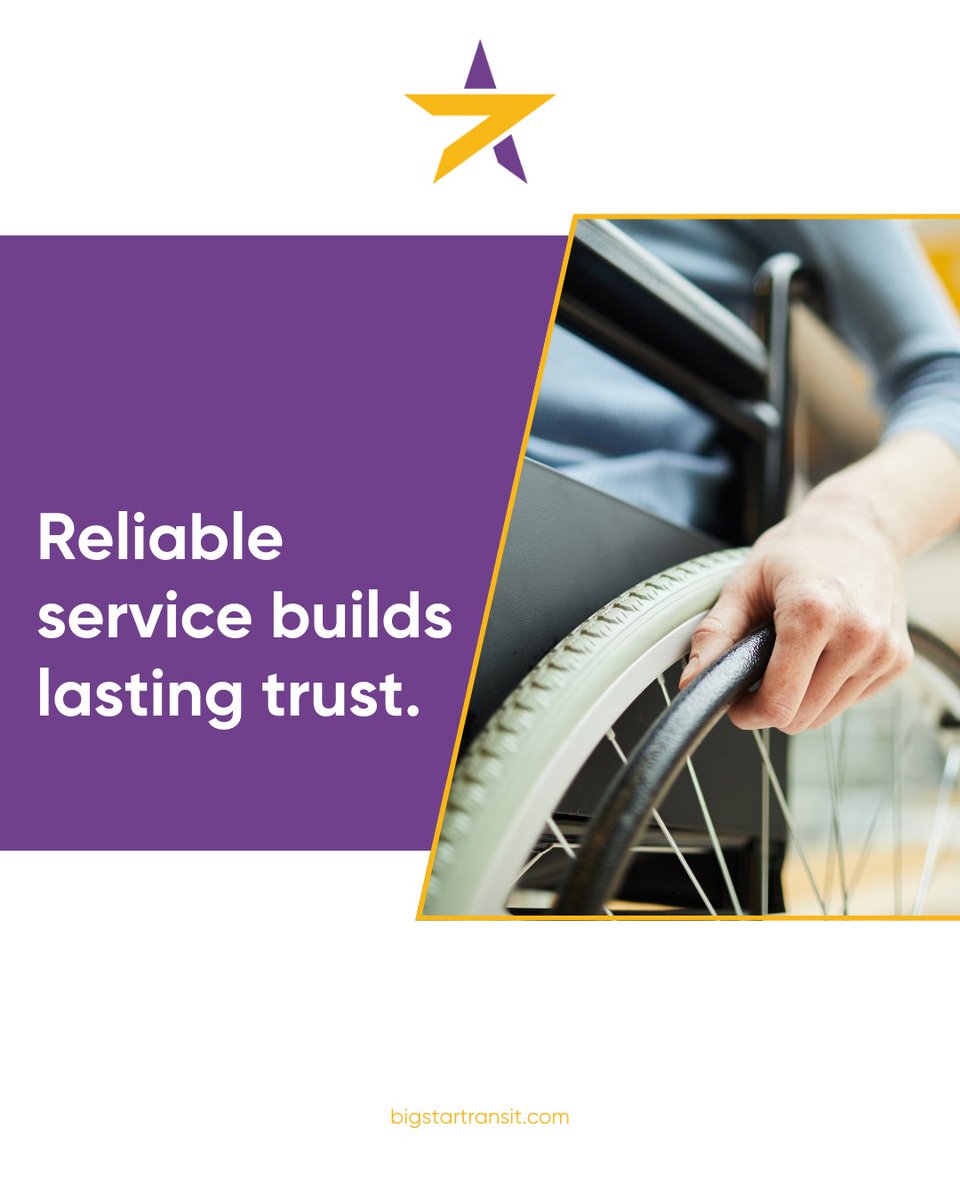 BigStarTransit's tweet photo. Trust is built through reliability, not promises. At Big Star Transit, dependable service is the foundation of every route we operate.

https://t.co/dj5oZ9i700 

#paratransit #paratransitservice https://t.co/6V1kbnwdkF