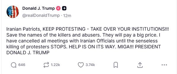 History’s darkest chapters began with leaders who fused nationalism, militarised ambition, and the language of salvation. We don’t need to invoke names to recognise the pattern - only the responsibility to defend the norms that restrain power.

#Geopolitics #HumanRights #Iran