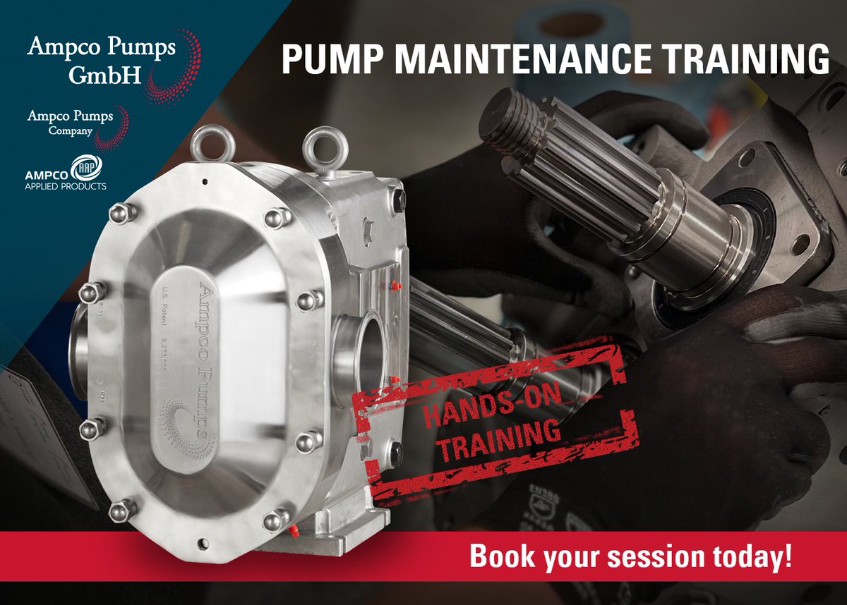 #AmpcoPumps GmbH offers HANDS-ON pump training.

Learn how to inspect, diagnose, repair and assemble a ZP Series or competing Waukesha style #CircumferentialPistonPump!

Learn more: ampcopumps.com/ampco-gmbh-zpt…

#AmpcoPumpsAdvantage
