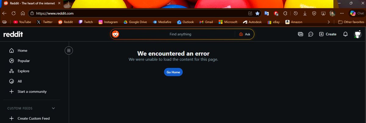 gang reddit is down :sob: