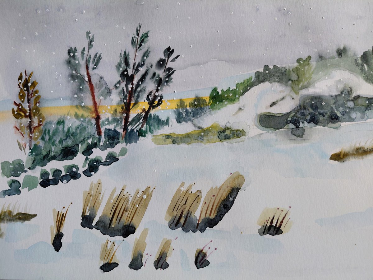 Acuarela- papel Canson
Dìas de invierno- Sierra Guadarrama
Me hiciste conocer los caminos de la vid. Me llenarás de gozo con tu presencia.
Hechos 2: 28. Biblia
#art
Buenas tardes, que terminen bien el dìa
#acuarela #wuatercolour