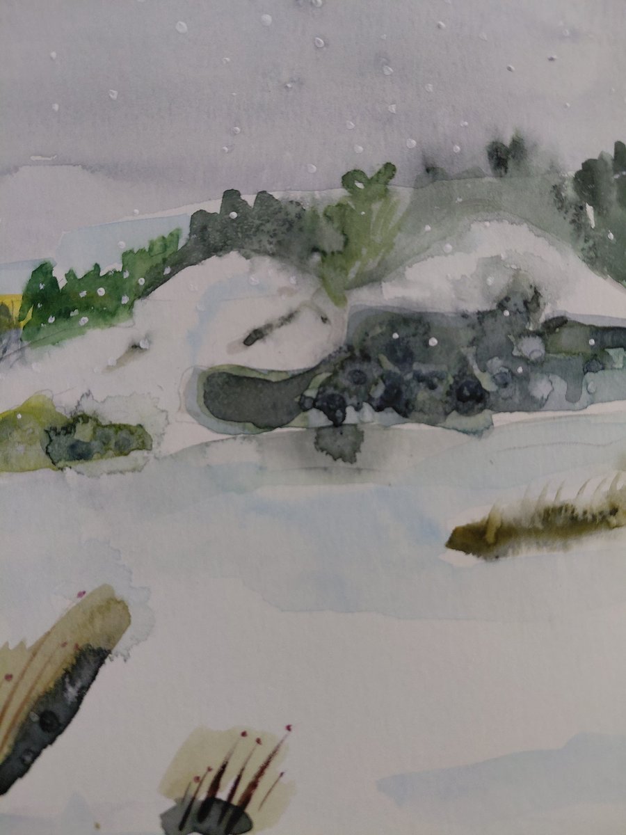 Acuarela ( detalle)
Dìas de invierno- Sierra Guadarrama
En el dìa que temo, yo confio en tì
Salmo 56:3
#art
La tarde se va, aprovechen el tiempo
#acuarela