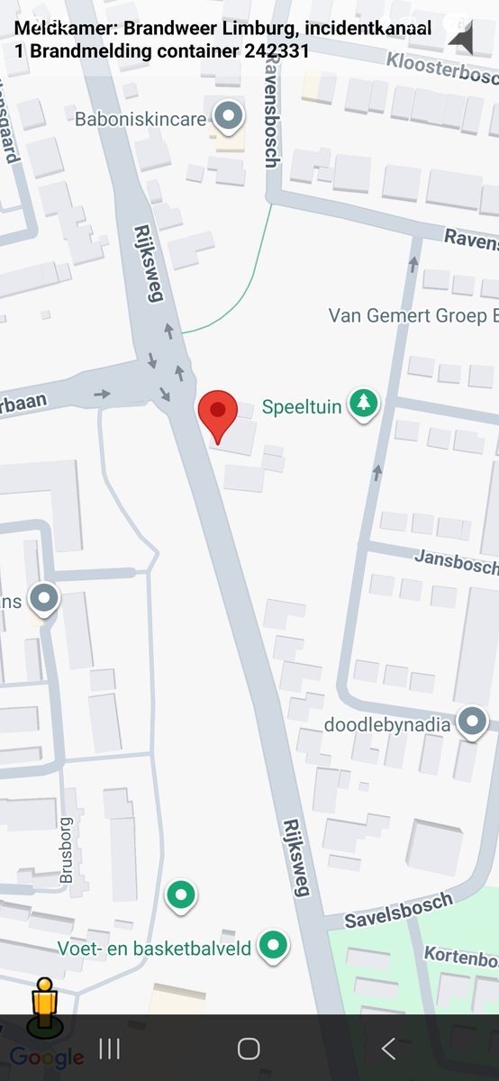 Brandmelding Container