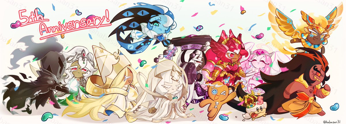 #cookierunkingdom 

5周年🎉