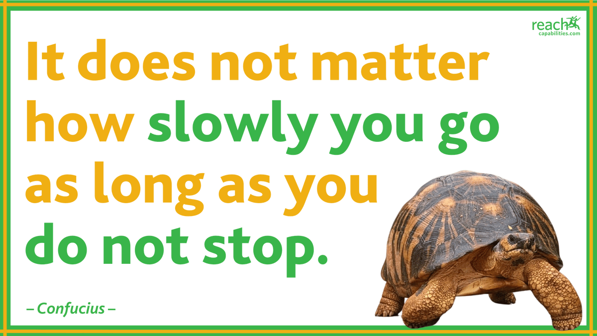 Progress doesn’t require speed - it requires continuous motion. When you understand how you naturally take action, forward movement becomes more sustainable. Explore your #Kolbe on Feb. 20: loom.ly/na1F8QI #Confucius
