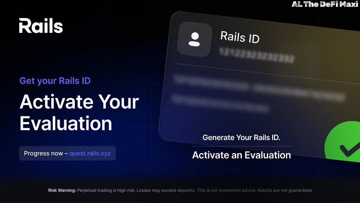 Most trading platforms teach you what to trade but very few teach you how not to break yourself.

What stands out with <a href="/rails_xyz/">Rails</a> is how much emphasis is placed on limits, drawdowns and survival over time.

The evaluation flow quietly rewards consistency, not hero trades. You