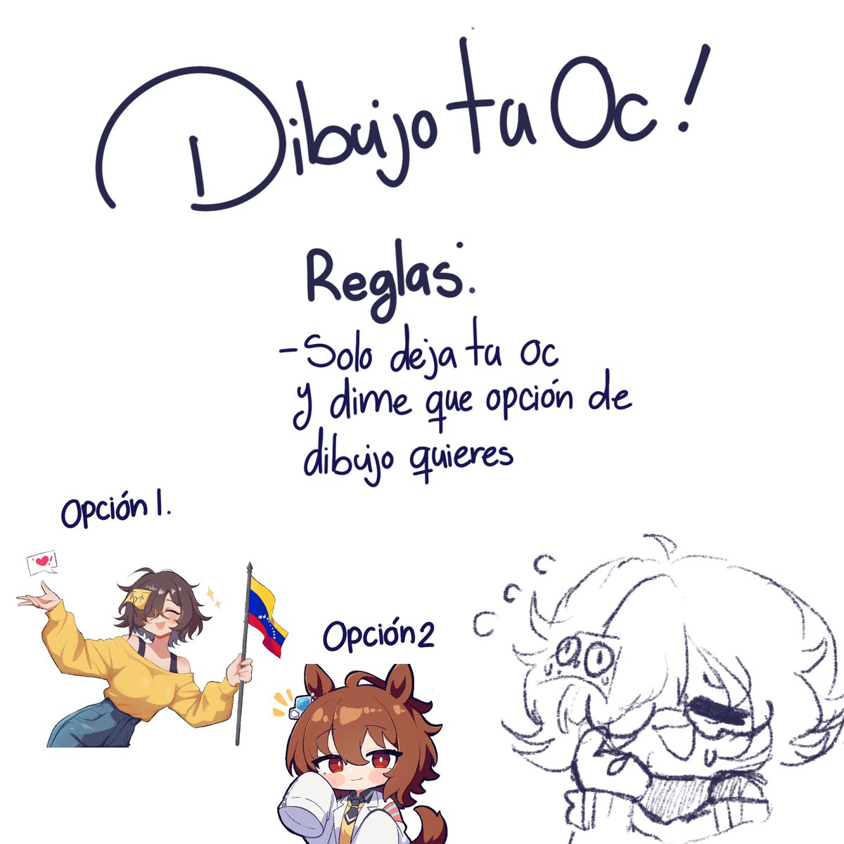 Bueno toco un reto personal, de cuantos ocs puedo dibujar hasta que se acabe el año…
Me explotara todo-