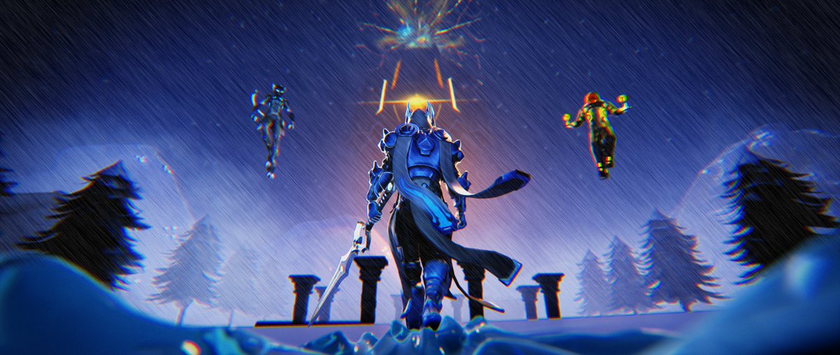 ColorCoral27's tweet photo. A new challenger arrives from an Unknown Reality, threatening to jeopardize everything. 

#FortniteArt #FortnitePacificBreak #FortniteOG https://t.co/fUCEWZjABa
