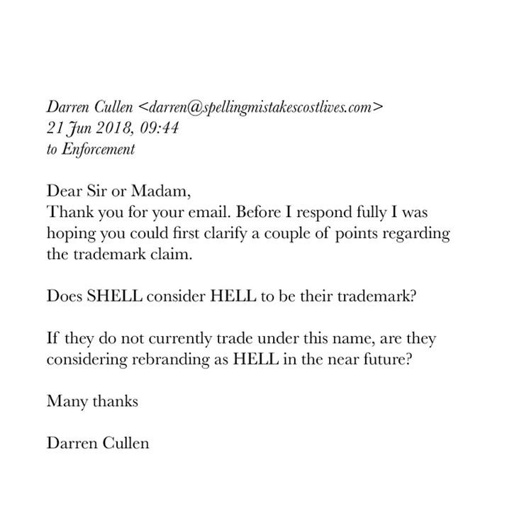 darren_cullen's tweet image. In 2018 Shell sent me a cease &amp;amp; desist over my anti-Shell merch giving me 7 days to take it offline or they'd sue me.
Legal advice I got told me I had little choice, but in the meantime I sent them some sarcastic replies anyway. Then after a bit of this they just - gave up