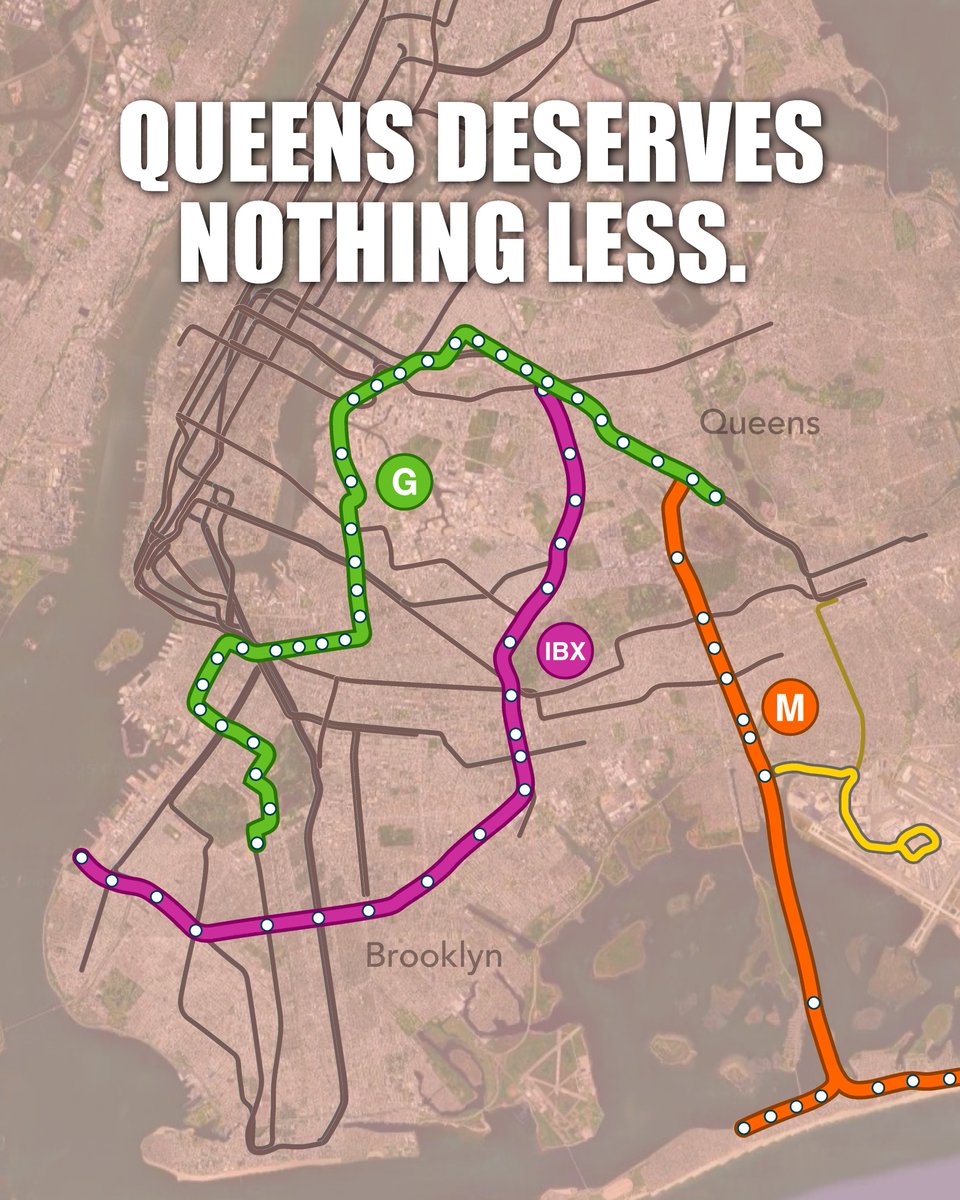 How about some crosstown subways for Queens? <a href="/GovKathyHochul/">Governor Kathy Hochul</a> @nycmayor