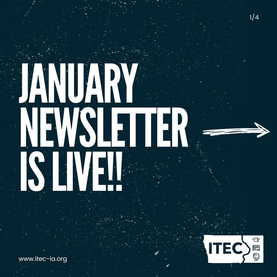 itec_ia's tweet image. 📣  Lots of great information in the January newsletter. 

👀  Check it out for: 

💡 Tip or Strategy
📕 Learning Recommendation
💻  Tech Tool of the month
📹  Upcoming webinars
🎉  Spring Conference info
🤘 Rockstar recognition

🔗  conta.cc/4qKFO4T 

#itecia #iaedchat