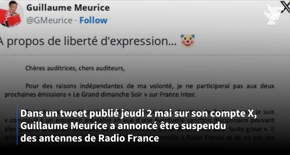 "Il n'y a pas de censure sur l'humour en France", fin de la blague.