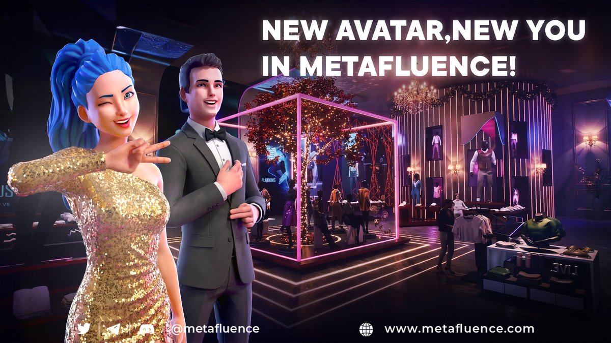 Everyone’s talking avatars after the latest news… But the real fun starts right here!
Jump into Metafluence, build your avatar from scratch or with ready templates. Then? Chill in your private Metahut with your favorite music.
And the best part: you don’t have to be alone!