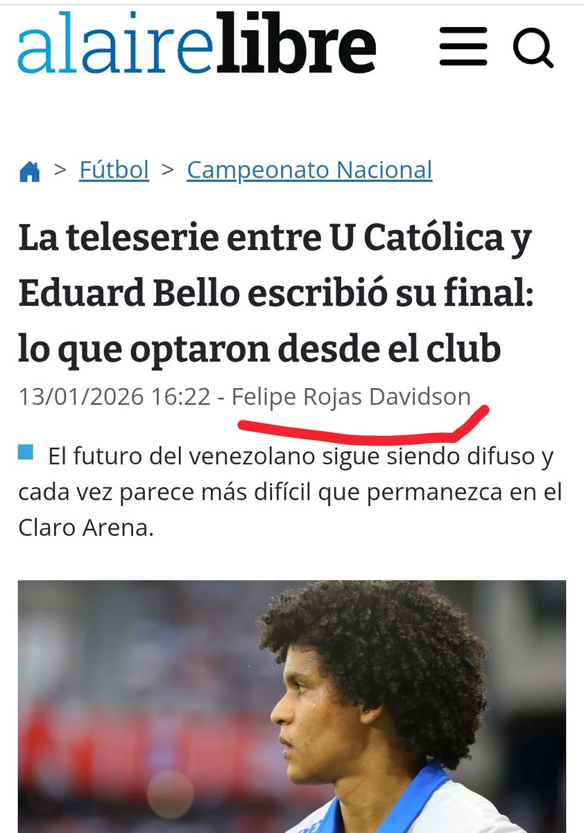 narbonachile's tweet photo. Así q  @Cooperativa tiene a un periodista de la sección deportes de su página web que le desea un atentado, a lo Charlie Kirk, a un excarabinero absuelto de los cargos en los tribunales chilenos? Qué tal nivel, eh. Sería una pena que se enterarán de este tuit. Igual respaldaremos https://t.co/LSDRHSbSEX