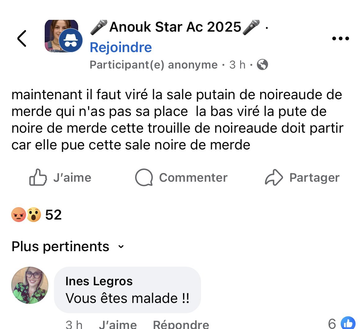 Kris_tia20's tweet photo. Sinon y’a personne de capable dans la commu d’Anouk pour supprimer ça , ça fait 3h maintenant… ?#StarAcademyLeLive https://t.co/hRNMqNTOBw