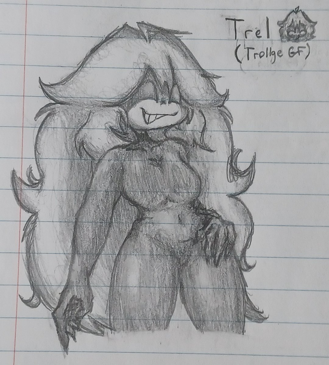 WilsonKiddos's tweet image. Trollge gf doodle