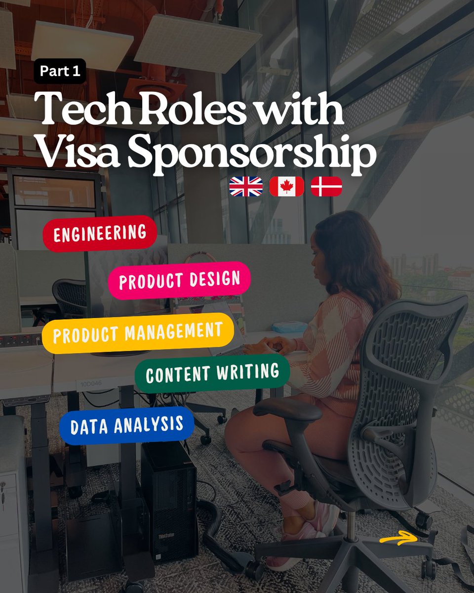 tech_queen's tweet photo. JOB ALERTS ARE BACK!!🚨
I used to do this regularly, until life got busy🫠

Anyways, tomorrow I’ll be posting 15+ job openings across Engineering, Design, Analytics, Product &amp; Content Writing🚀

📍: EMEA 
 ✈️ : Visa sponsorship available

Turn on post notifications!🔔 https://t.co/8K9zLOYyuB