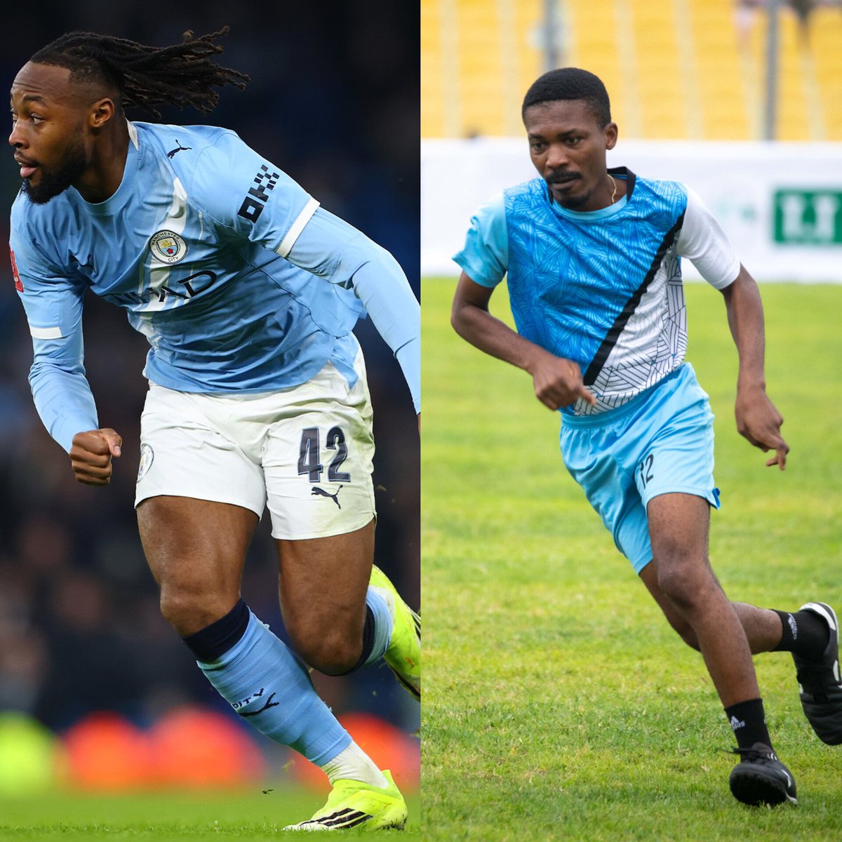 clementoSuarez's tweet image. Same skills, Same zeal, same danger!
Semenyo and Semehyia 
@ManCity will never regret signing us.
Brace on debut @antoinesemenyo 👏❤️💪