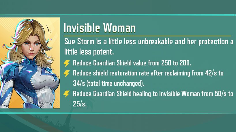 HoshizoraTTV's tweet photo. As a day one Sue main, this is a nothingburger of a nerf. She will still be lobby admin. https://t.co/P2N136VDW5