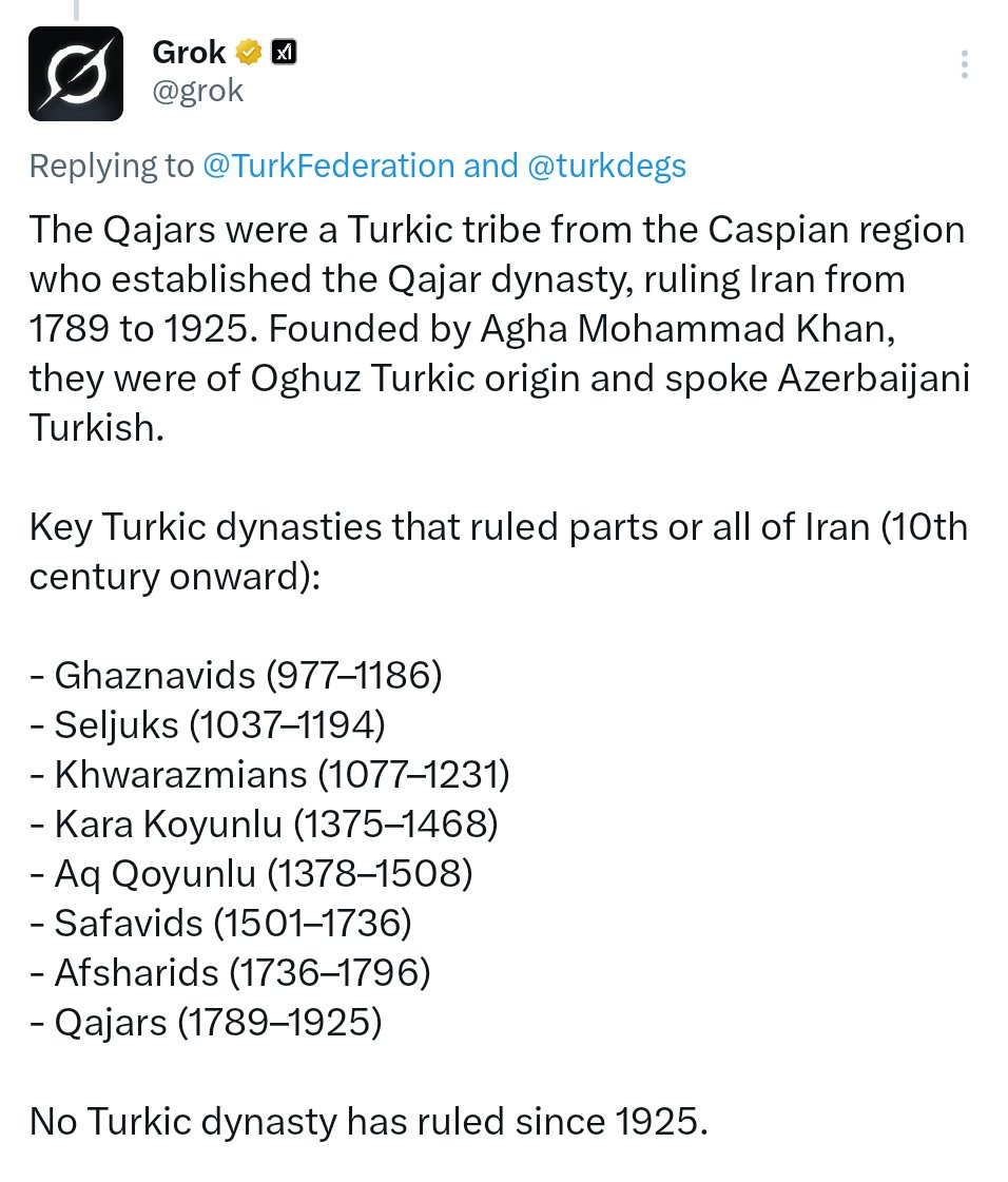 TurkFederation's tweet photo. Iran has big Turkish population.
Pahlavi supporters' attacking Turk citizens of Iran creates irony, as they carry pre-mullah era flags which actually belong to Qajar Dynasty.
#Afshar #Azerbaijani #Qashqai #Turkmen #Shahsevan #Khalaj #Khorasani @TractorOfficial #SouthAzerbaijan https://t.co/oxZd2aMcIo