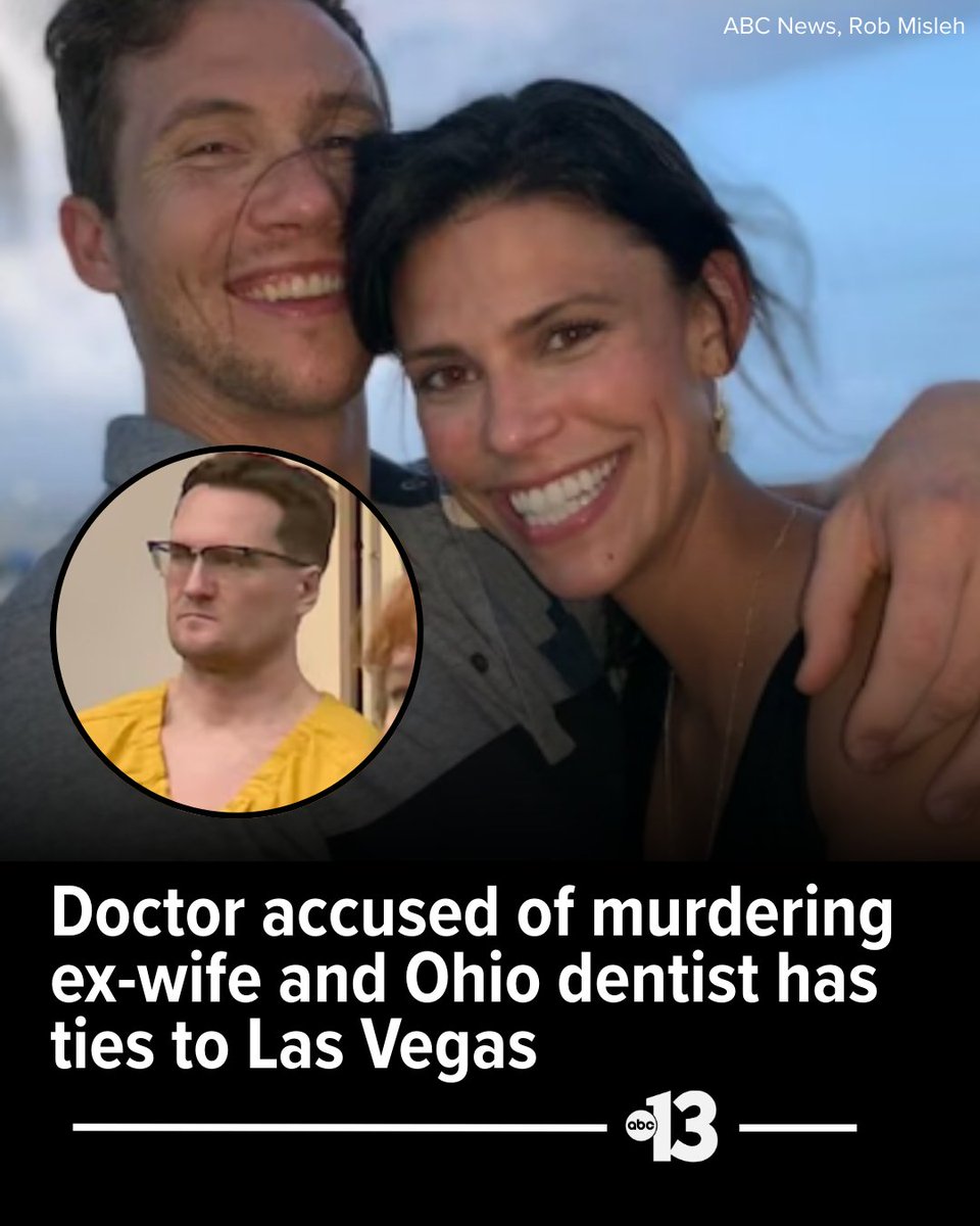A doctor with ties to Las Vegas is facing charges after being accused of shooting and killing his ex-wife and her new husband, who was a dentist in Ohio.

More here: ktnv.com/news/doctor-ac…