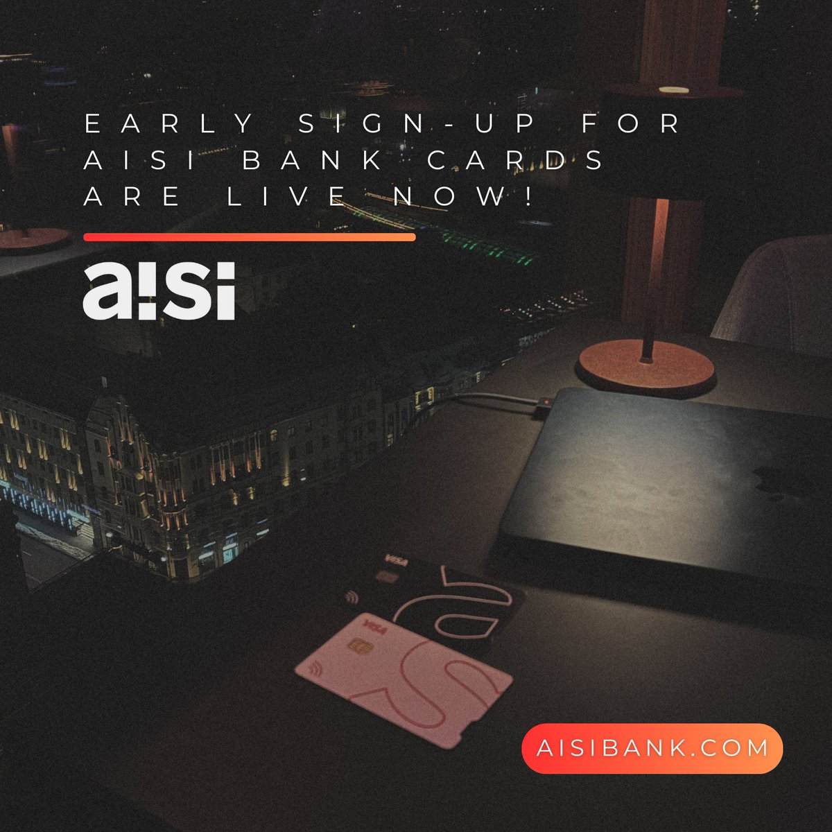 🚀 Early access is officially live. 

$AISI Bank Cards are moving from concept to reality and the first step starts now.

This isn’t a waitlist for an idea.
It’s early access to a real banking layer being built inside the AISI ecosystem.

✔️ Web3-native banking
✔️ Low-fee