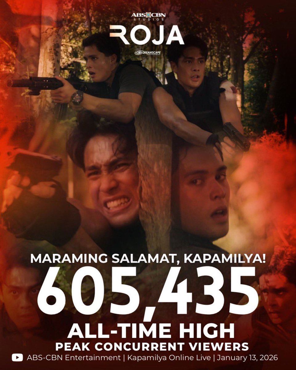 Ang ganda ganda! Ang galing galing ng #ROJA ALL TIME RECORD HIGH na naman po!