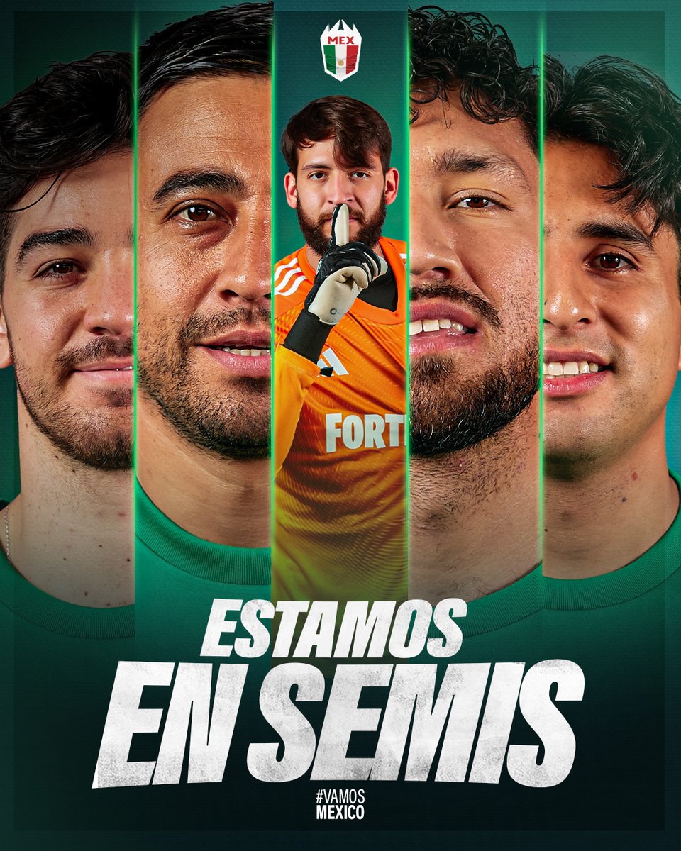 EL TRI SIGUE ESCRIBIENDO SU HISTORIA EN ESTE MUNDIAL 🥳

¡ESTAMOS EN SEMIFINALES! 🇲🇽