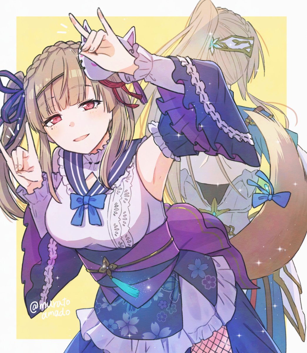 muratoamado's tweet image. コンコンみゃーさん🦊
#ヘブバン