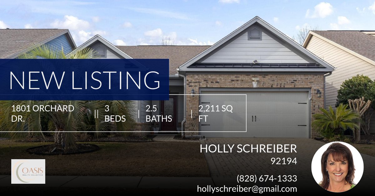 MoveMyrtleBeach's tweet image. 📍 New Listing 📍 Take a look at this fantastic new property that just hit the market located at 1801 Orchard Dr in Myrtle Beach. Reach out here or at (828) 674-1333 for more information homeforsale.at/1801_ORCHARD_D…