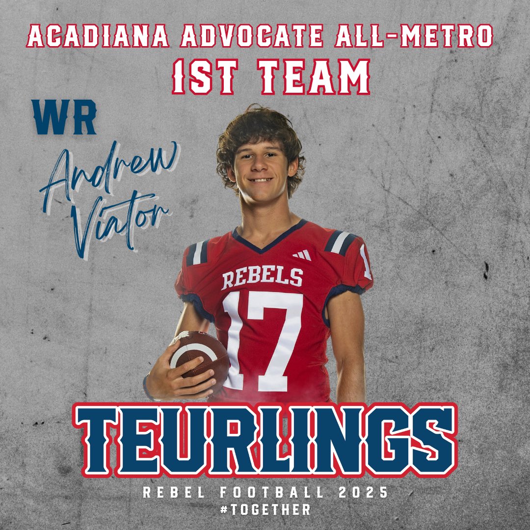 tchfootball's tweet image. 1st Team All-Acadiana Offense #Together