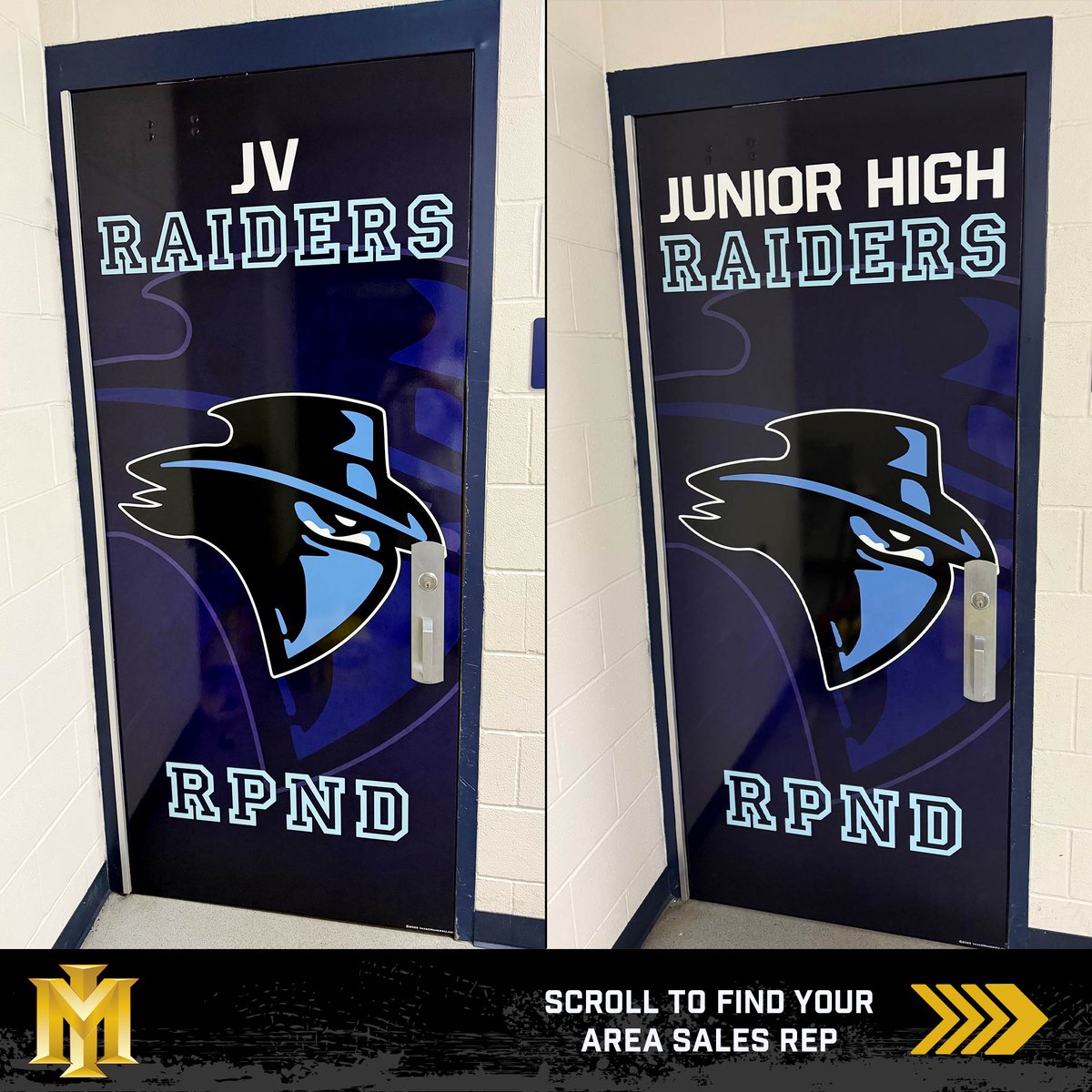 imagemakers4u's tweet image. Enter ready. Leave stronger. West Rusk locker room wraps that command respect and performance.
Big thanks to @WestRuskRaiders  and Coach Mata for trusting #imagemaker4u with your project!
#graphicdesign #doorwraps #wallwraps #WestRusk #westruskraiders #westruskisd