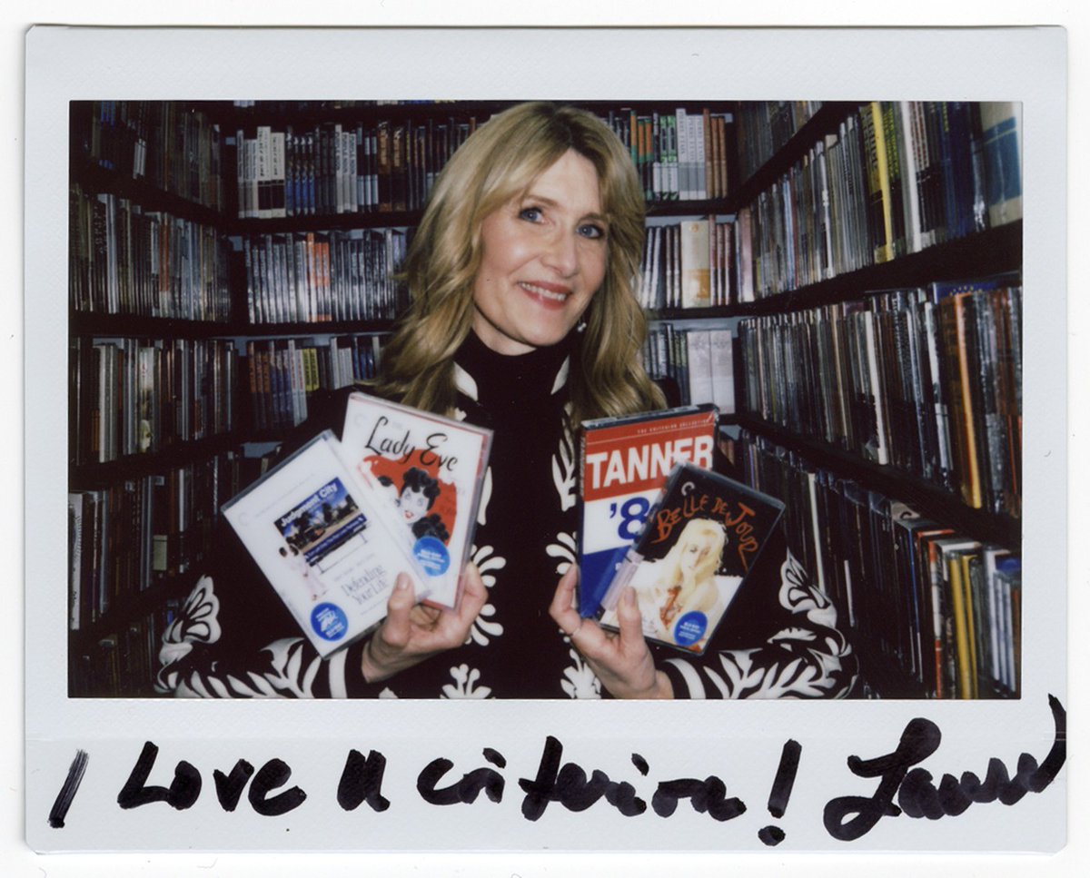 Laura Dern visits The Criterion Closet ♥️