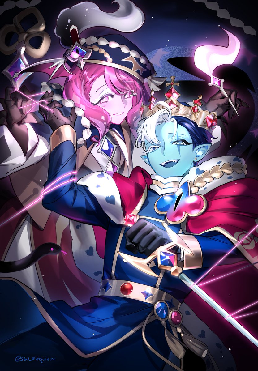 SW_Requiem's tweet image. Our show will go on forever and ever~!

#cookierunkingdom 
#ShadowMilkCookie #EternalSugarCookie