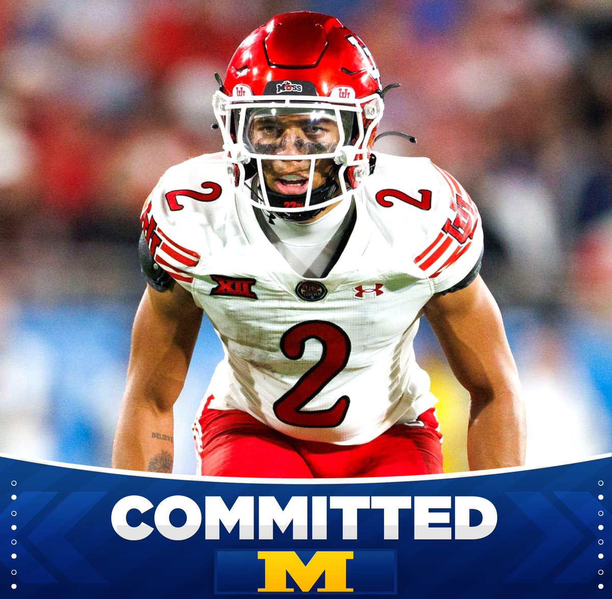 uofmcoverage's tweet image. BREAKING: Utah CB transfer Smith Snowden has committed to Michigan!

The 5’11 180 pound junior totaled 47 tackles, 9 pass deflections, and 2 interceptions this season 

Snowden is the #3 ranked CB in the transfer portal via 247sports #GoBlue