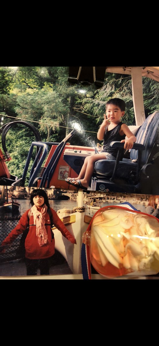 成人式は出てないし、成人式周辺のウルトラ肥満写真は見飽きてると思うので。
ハーフ成人式あたりの最強夫婦をどうぞ。