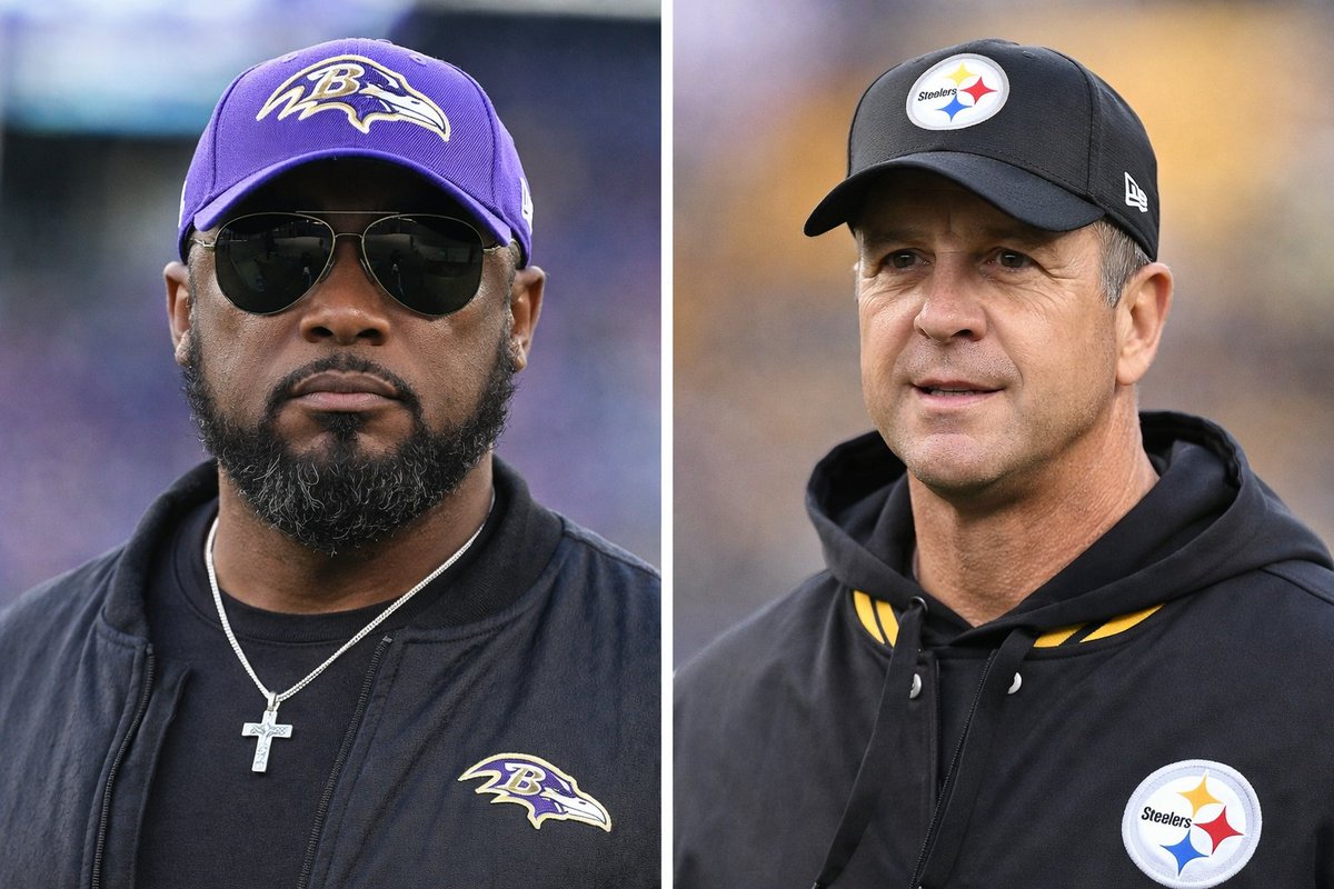 COACHING SWAP HEAT CHECK 🥵
@twangrila says: John Harbaugh → #Steelers
Mike Tomlin → #Ravens
It would break the internet and the AFC North at the same time. Would you love it or hate it? 👇
#NFL #Steelers #Ravens #AFCNorth #CoachingCarousel