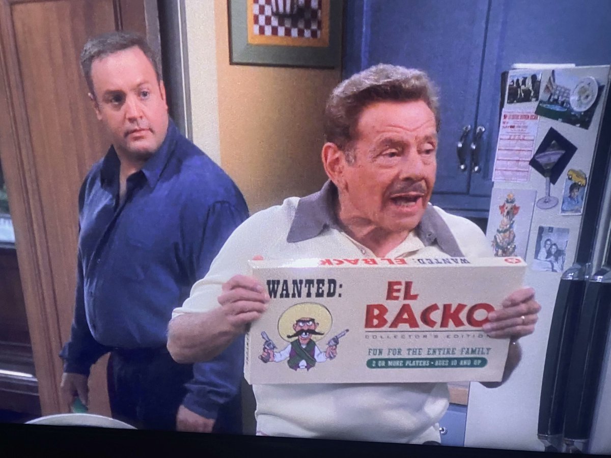 MassiveActionX's tweet photo. Anyone up for a game of EL BACKO? 

#boardgames #KingofQueens #JerryStiller #KevinJames https://t.co/RmjGGdAqrv