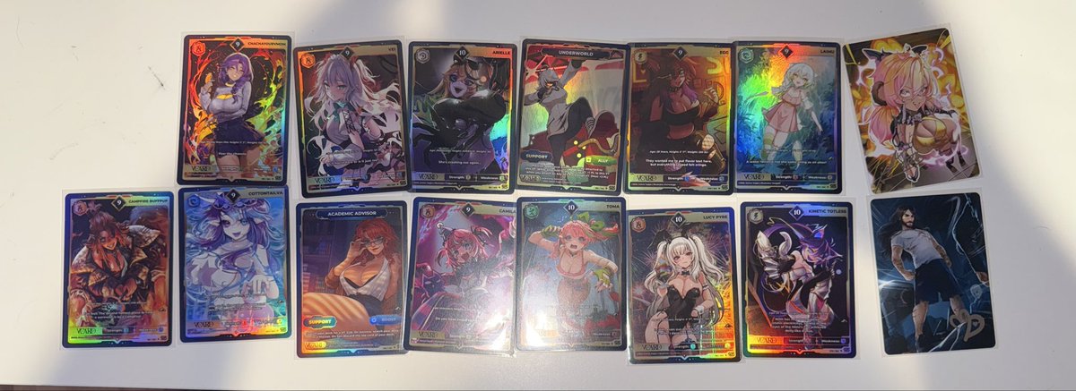 ethanc53's tweet image. The hits from @VCardTCG Awakened Worlds