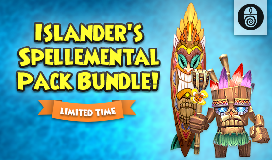 Surf's up! 🏄

The Islander's Spellemental Pack Bundle is back in the PC Crown Shop and gives you 12 Islander's Spellemental Packs for the price of 10! Don't delay - this pack bundle will disappear on 19/01! #Wizard101Europe