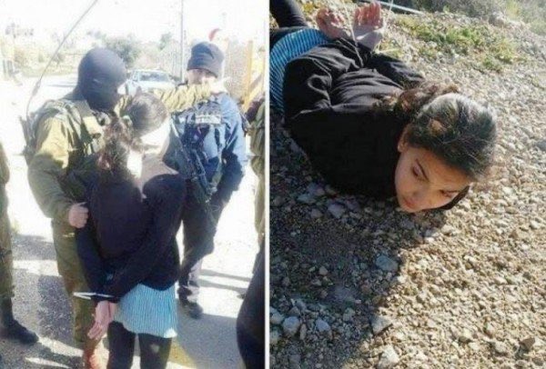 RamAbdu's tweet image. In this photo, 12-year-old Dima Al-Wawi is being arrested by Israeli soldiers. She spent 75 days in prison before being released without a single charge. A child thrown into a cell for nothing—this is the cruelty Palestinians face every day.