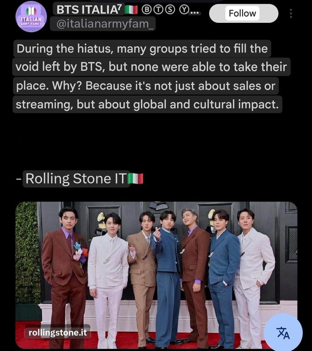 minichanieverse's tweet image. "during the hiatus other groups tried to fill the void left by BTS" no bitch, other groups just did their job and there are simply many other bands loved by many other fandoms.
as always you bitches have to say something too much by going to belittle groups "smaller" than BTS