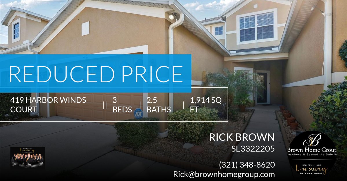 BtheKeyRE's tweet image. 📍 Reduced Price 📍 This recently reduced home at 419 Harbor Winds Court in Winter Springs won't last long, so, don't wait to set up a showing! Reach out here or at (321) 348-8620 for more information!

Thanks,

Rick A. Brown PA, C... homeforsale.at/419_HARBOR_WIN…