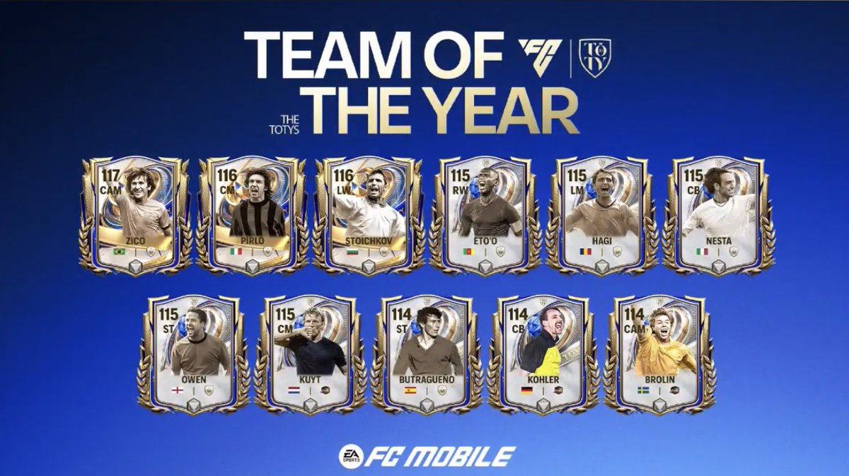 Official Team of the Year players 
<a href="/Enzo9CFC/">ENZO</a> <a href="/FirstHalfYT/">FirstHalf EAFC</a> <a href="/RonaldooooSuii/">Cristonel Messnaldo 🇮🇳</a> <a href="/Thakor9879/">ThakorPlays FC</a> <a href="/EAFCMobileForum/">FC MOBILE FORUM</a> <a href="/_FCNATION_/">FC NATION</a>